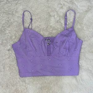 RSQ purple tank top ~ forever21 ~ only worn once ~ size small